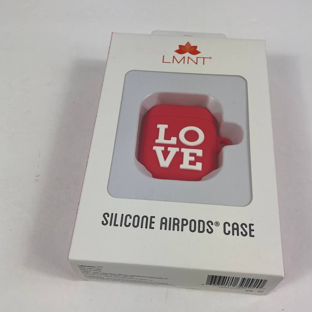 4/$25 NIB LMNT Silicone Airpods Case - LOVE